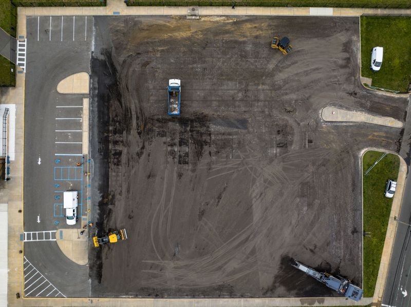 Parking Lot Excavation in Gwinnett County, GA