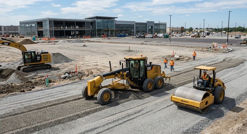 Parking Lot Gravel Repair in Alpharetta, GA