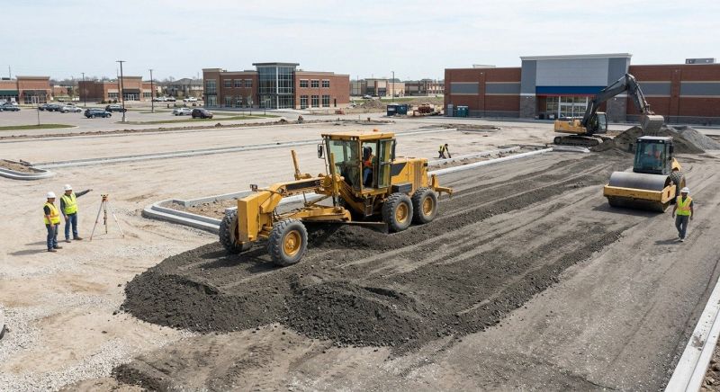Parking Lot Gravel Repair in Roswell, GA