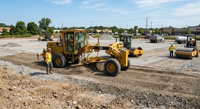Parking Lot Leveling in Alpharetta, GA